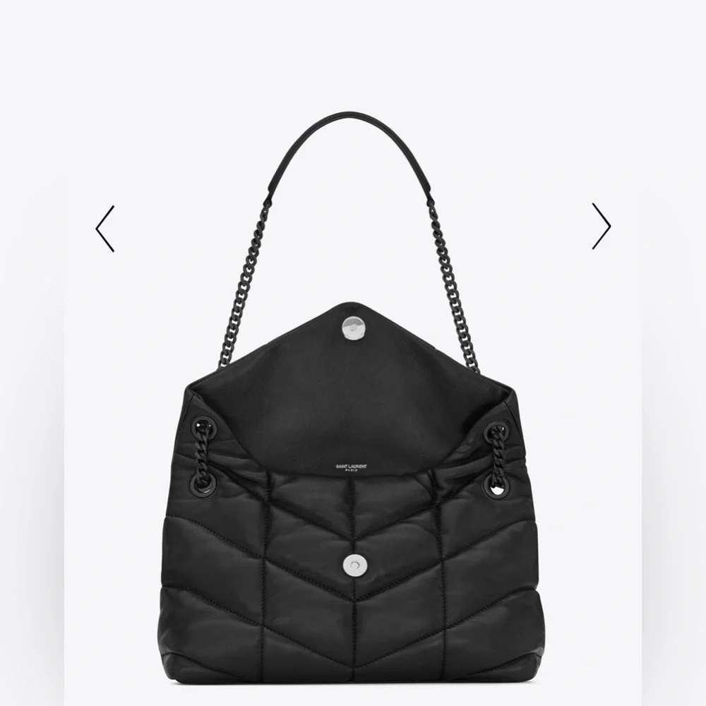 YSL LOU LOU PUFFER IN QUILTED NAPPA LEATHER - Picture 3 of 15